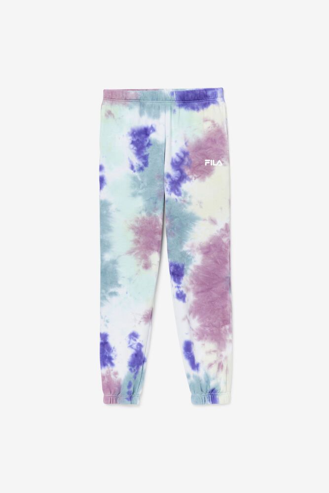 Fila Pants Womens Blue Raleigh Tie Dye Jogger - Ireland 40365-MNTD